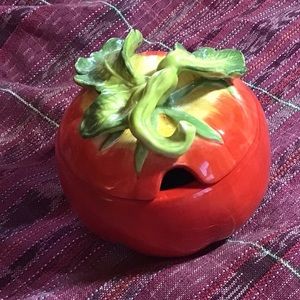 Fitz & Floyd Le Marche. jelly, sugar or condiments jar